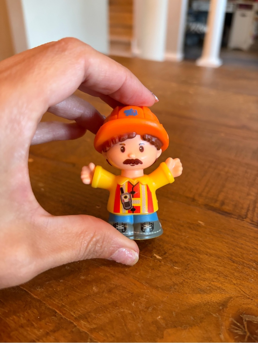 Fisher Price Little People construction worker as is